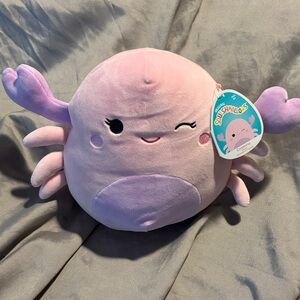 Squishmallows Lavender Crab Plush Toy